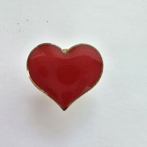 Hallmark Red Heart Pin Brooch